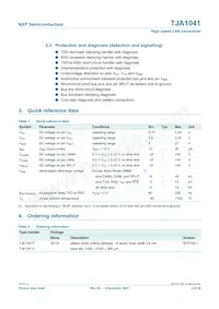 TJA1041T/VM Datasheet Page 2