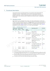 TJA1041T/VM Datasheet Pagina 5