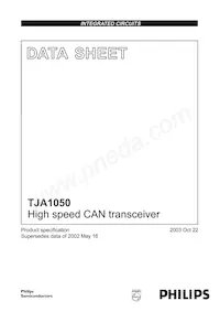 TJA1050T/VM Datenblatt Cover