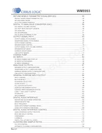 WM8993ECS/RV Datenblatt Seite 3