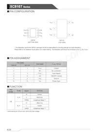 XC8107BD20ER-G Datenblatt Seite 4