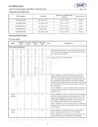 XR16M554IL48TR-F Datasheet Page 4