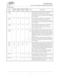 XR16M554IL48TR-F Datasheet Pagina 5