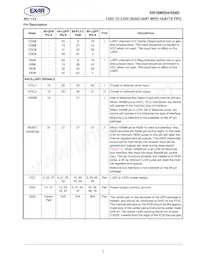 XR16M554IL48TR-F Datasheet Page 7