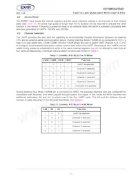 XR16M554IL48TR-F Datasheet Page 11