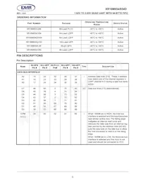 XR16M654IV80TR-F Datasheet Pagina 5