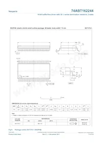 74ABT162244DGG Datasheet Pagina 11