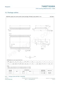 74ABT16240ADGG Datasheet Pagina 9