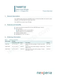 74ABT32DB Datasheet Copertura