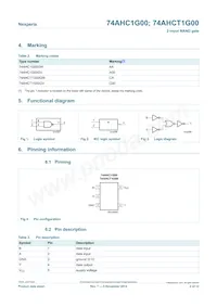 74AHC1G00GV Datenblatt Seite 2