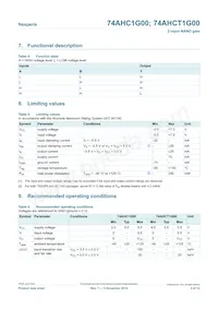 74AHC1G00GV Datenblatt Seite 3