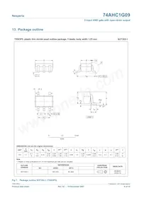 74AHC1G09GW-Q100H數據表 頁面 6