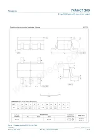 74AHC1G09GW-Q100H Datenblatt Seite 7