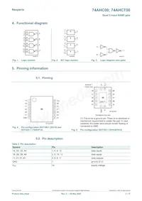 74AHCT00D Datenblatt Seite 2