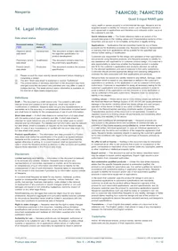 74AHCT00D Datasheet Pagina 11