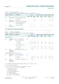 74AHCT04BQ-Q100X Datasheet Pagina 6