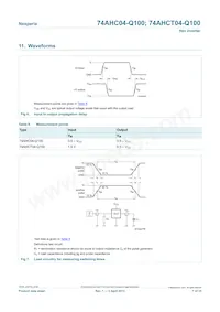 74AHCT04BQ-Q100X Datasheet Pagina 7