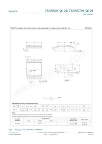 74AHCT04BQ-Q100X Datasheet Pagina 10