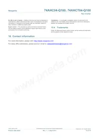 74AHCT04BQ-Q100X Datasheet Pagina 14