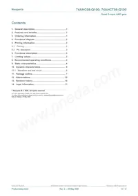 74AHCT08BQ-Q100X Datasheet Pagina 12