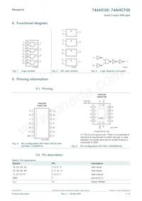 74AHCT08PW/AUJ Datasheet Pagina 2