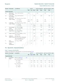 74AHCT126BQ-Q100 Datasheet Page 6