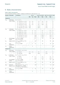 74AHCT132BQ數據表 頁面 5