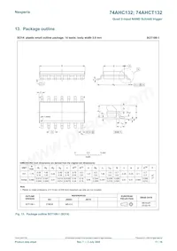 74AHCT132BQ Datasheet Pagina 11