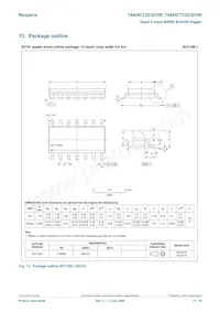 74AHCT132BQ-Q100X Datasheet Pagina 11