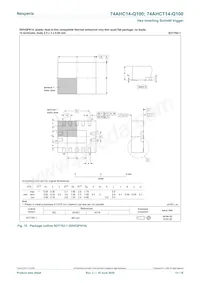 74AHCT14BQ-Q100 Datasheet Page 13