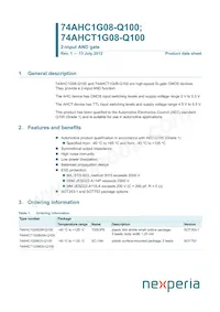 74AHCT1G08GV-Q100 Datasheet Copertura