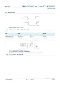 74AHCT1G08GV-Q100 Datasheet Page 6