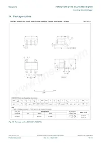 74AHCT1G14GV-Q100 Datasheet Pagina 10