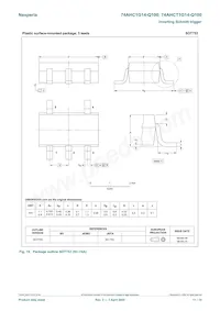 74AHCT1G14GV-Q100 Datasheet Pagina 11