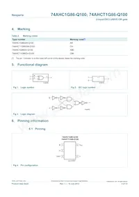 74AHCT1G86GW-Q100 Datenblatt Seite 2