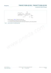 74AHCT1G86GW-Q100 Datasheet Page 7