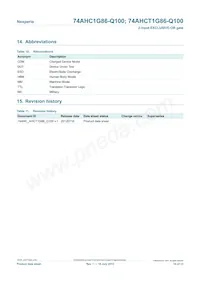 74AHCT1G86GW-Q100 Datasheet Page 10