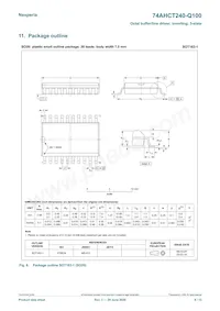 74AHCT240BQ-Q100X Datasheet Pagina 8