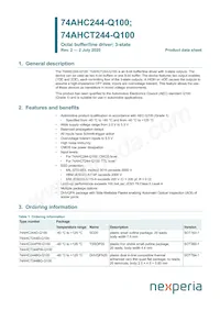 74AHCT244D-Q100 Datasheet Copertura