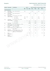 74AHCT244D-Q100 Datenblatt Seite 6