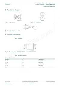74AHCT2G00GD Datasheet Page 2