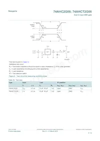 74AHCT2G08GD數據表 頁面 8