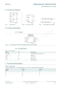 74AHCT2G125GD Datasheet Pagina 2