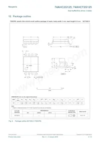 74AHCT2G125GD Datasheet Page 8