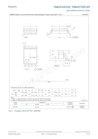 74AHCT2G125GD Datasheet Pagina 9