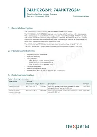 74AHCT2G241GD Datasheet Copertura