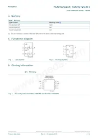 74AHCT2G241GD Datasheet Pagina 2