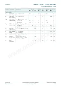 74AHCT2G241GD Datasheet Pagina 5