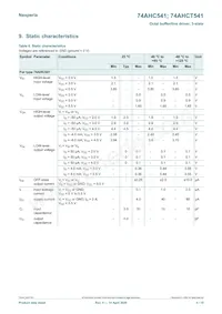 74AHCT541PW/AUJ Datasheet Pagina 5