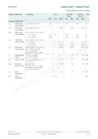 74AHCT541PW/AUJ Datasheet Pagina 6